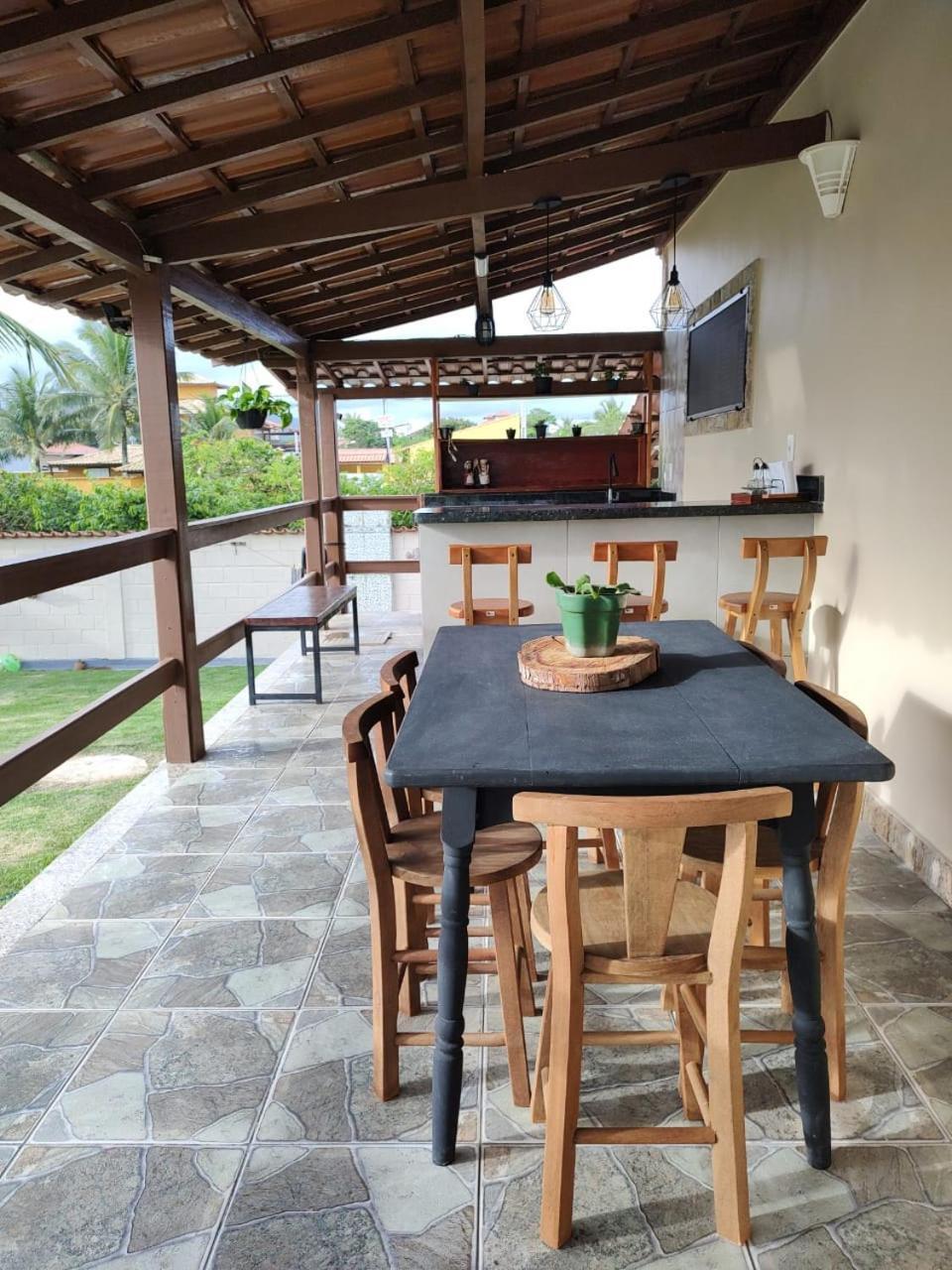 סקווארמה Casa Em Frente A Praia De Jacone חדר תמונה